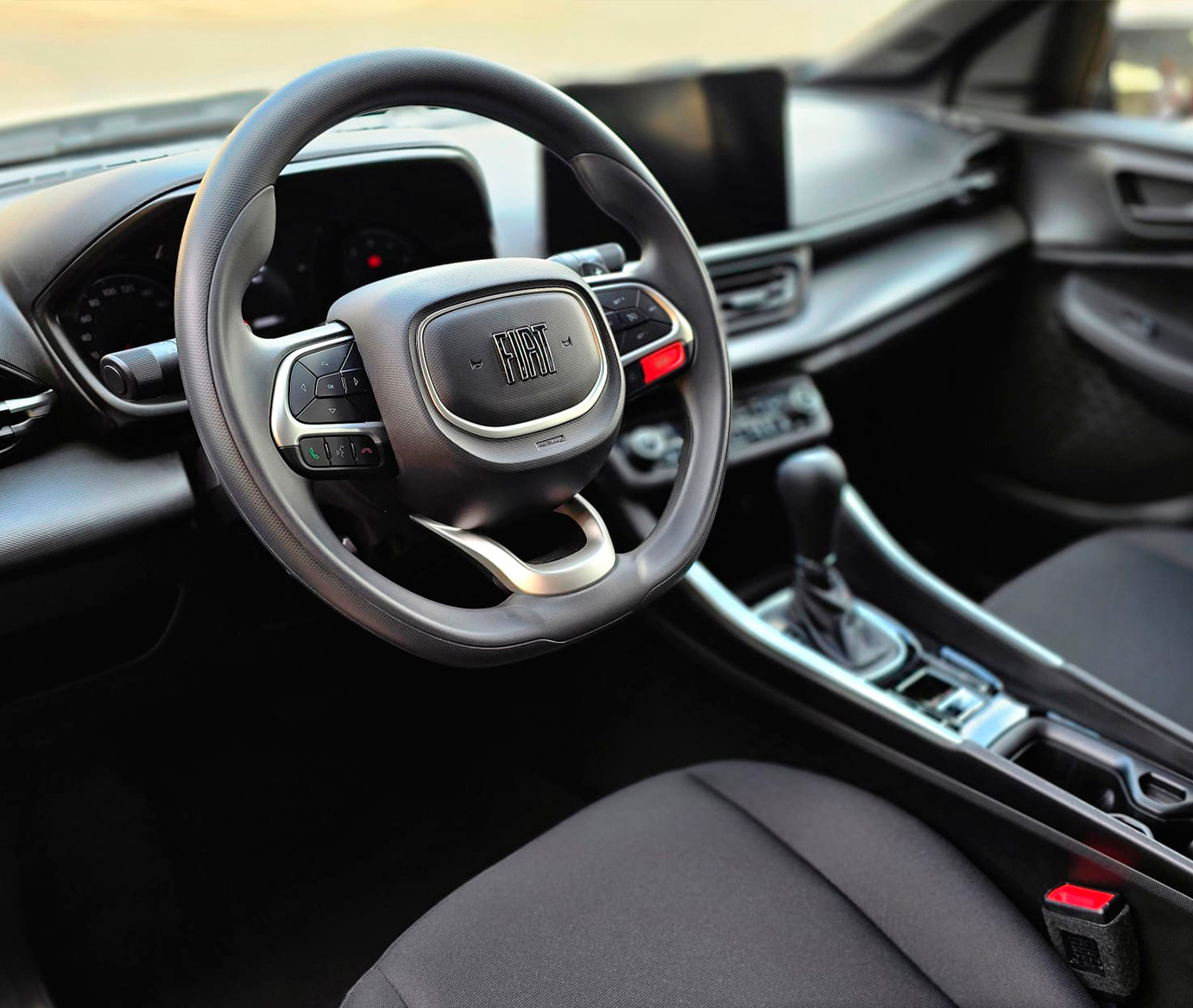 Interior e bancos do Fastback